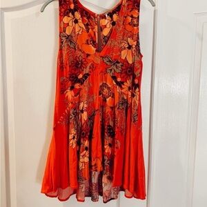 Free People Backyard Party Tunic Floral